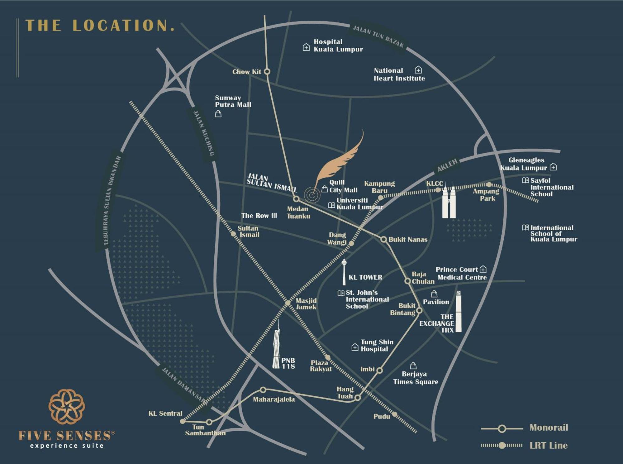 Quill City Residences Klcc, Five Senses Куала-Лумпур Экстерьер фото